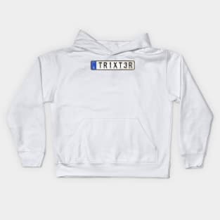 Trixter - License Plate Kids Hoodie